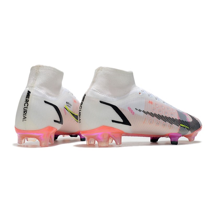 Nike Mercurial Superfly VIII Elite DF FG Rawdacious Bílá Červená Růžová